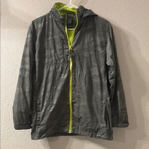 Garb Gray Camo Windbreaker Jacket